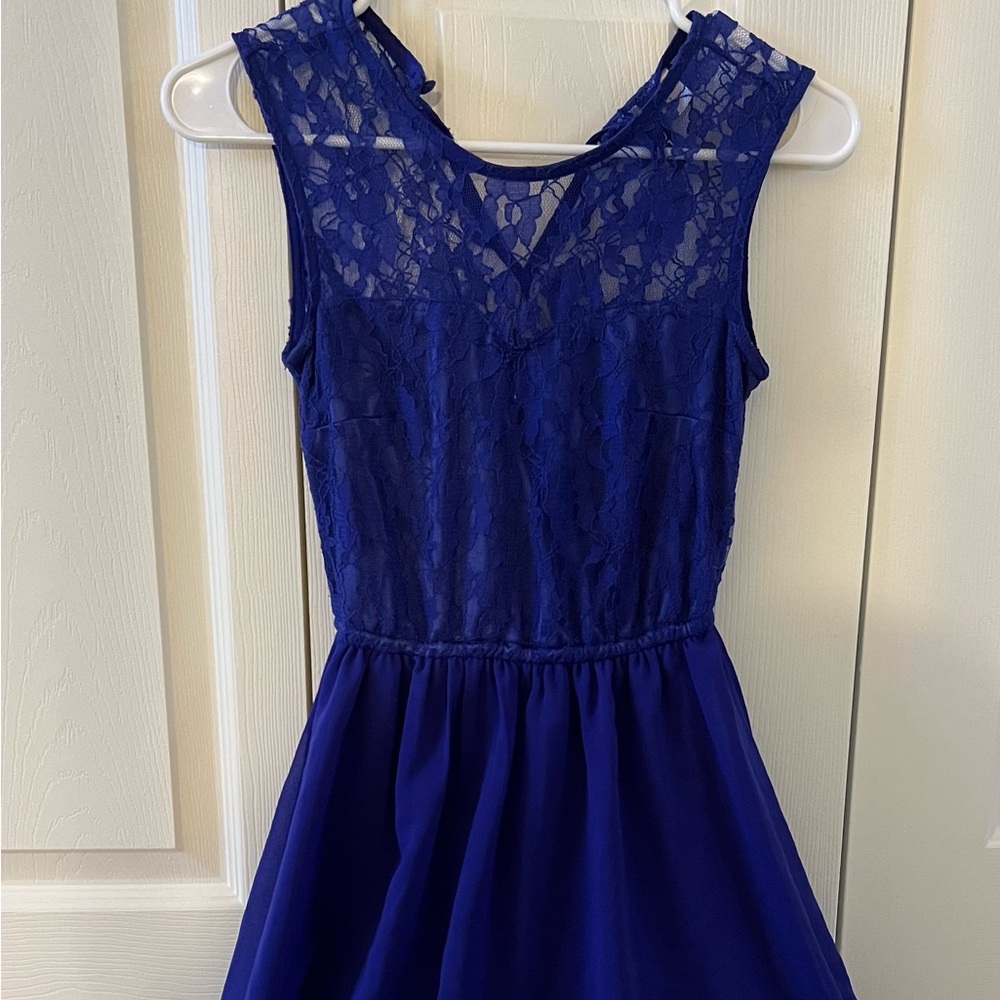 Blue dress